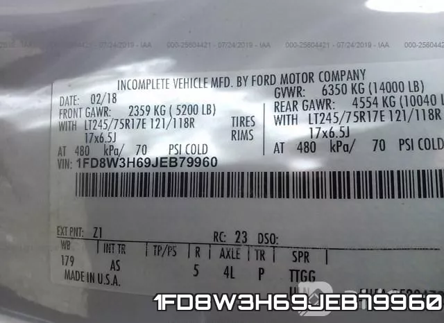 1FD8W3H69JEB79960 фото 10