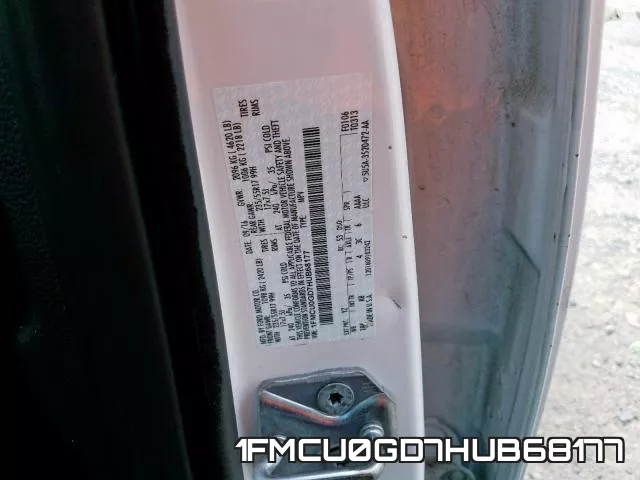 1FMCU0GD7HUB68177 фото 2