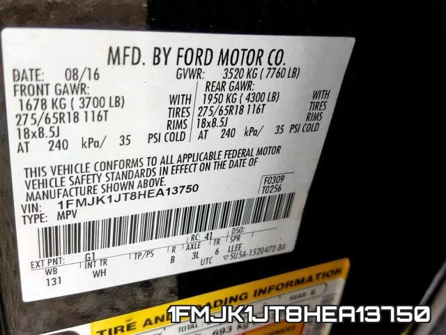 1FMJK1JT8HEA13750 фото 2