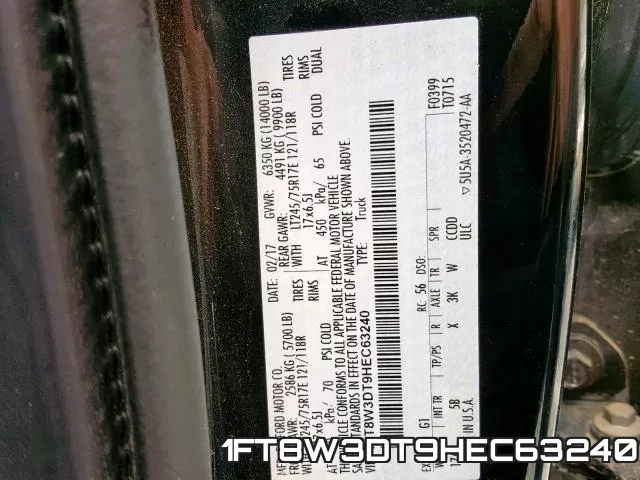 1FT8W3DT9HEC63240 фото 2