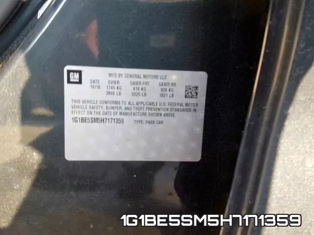 1G1BE5SM5H7171359 фото 2