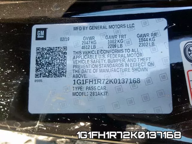 1G1FH1R72K0137168 фото 2