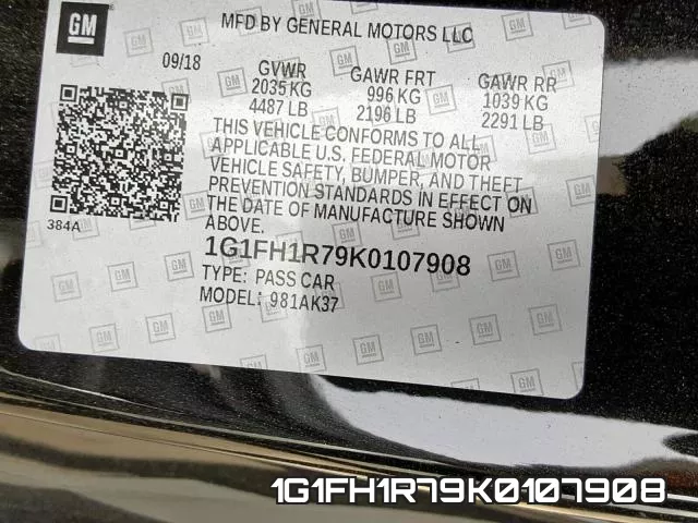 1G1FH1R79K0107908 фото 2