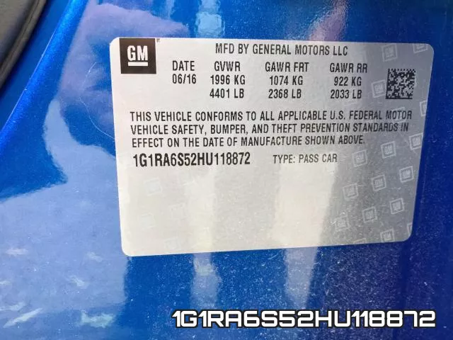 1G1RA6S52HU118872 фото 9