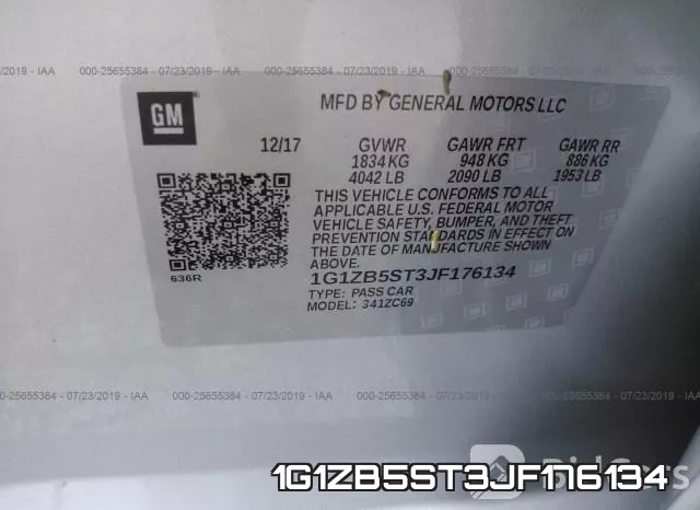 1G1ZB5ST3JF176134 фото 10