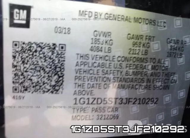 1G1ZD5ST3JF210292 фото 10