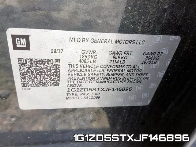 1G1ZD5STXJF146896 фото 2