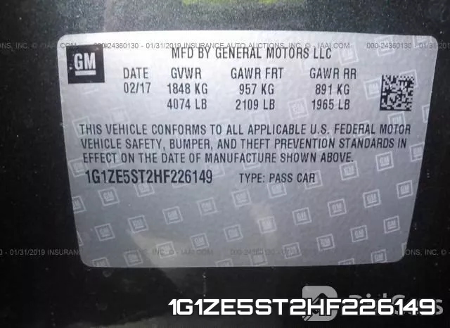 1G1ZE5ST2HF226149 фото 10