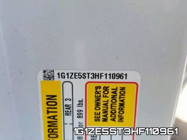 1G1ZE5ST3HF110961 фото 2