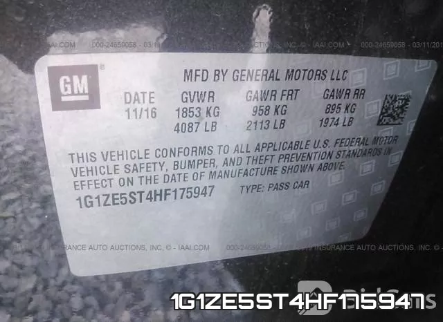 1G1ZE5ST4HF175947 фото 10
