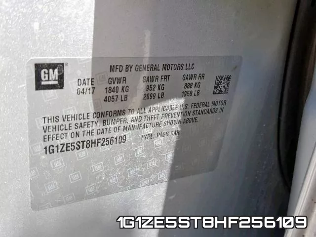 1G1ZE5ST8HF256109 фото 2