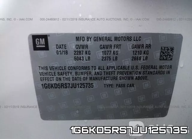 1G6KD5RS7JU125735 фото 10