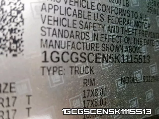 1GCGSCEN5K1115513 фото 2