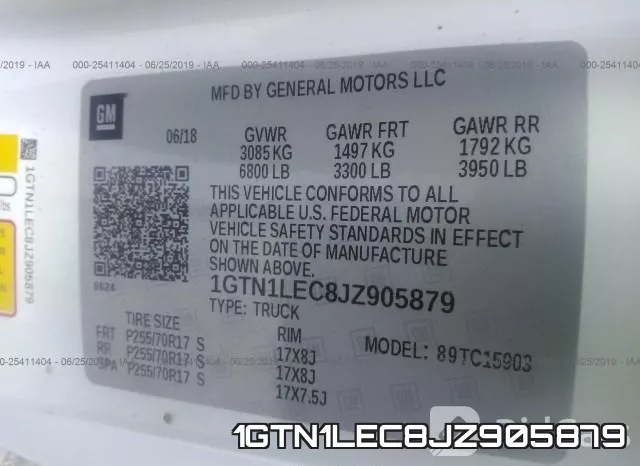1GTN1LEC8JZ905879 фото 10