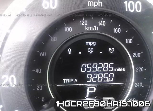 1HGCR2F80HA137006 фото 8