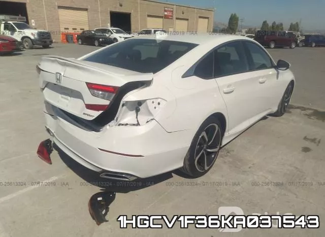 1HGCV1F36KA037543 фото 4