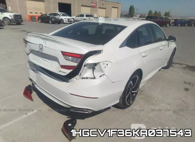 1HGCV1F36KA037543 фото 5