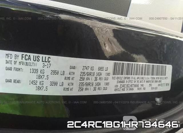 2C4RC1BG1HR734646 фото 10