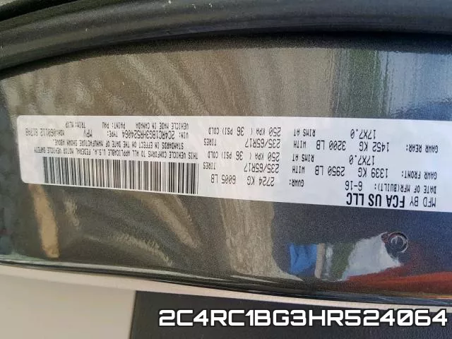 2C4RC1BG3HR524064 фото 2
