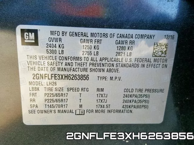 2GNFLFE3XH6263856 фото 2