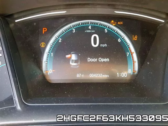 2HGFC2F63KH533095 фото 9