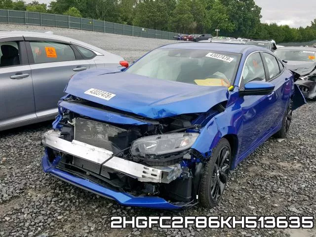 2HGFC2F86KH513635 фото 3