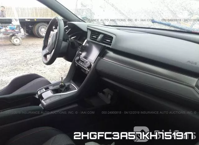 2HGFC3A57KH751917 фото 6