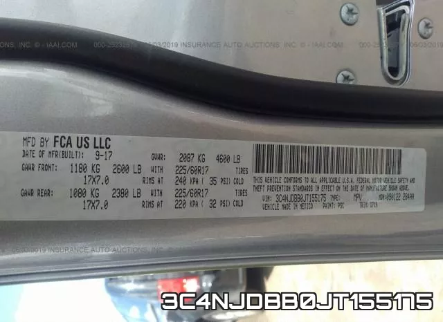 3C4NJDBB0JT155175 фото 10