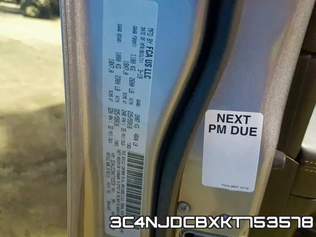 3C4NJDCBXKT753578 фото 2