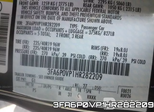 3FA6P0VP1HR282209 фото 10