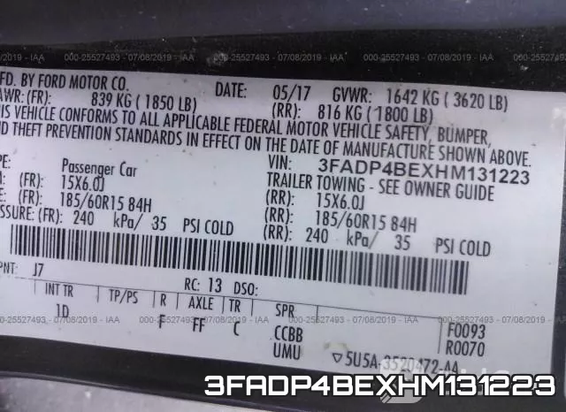 3FADP4BEXHM131223 фото 10