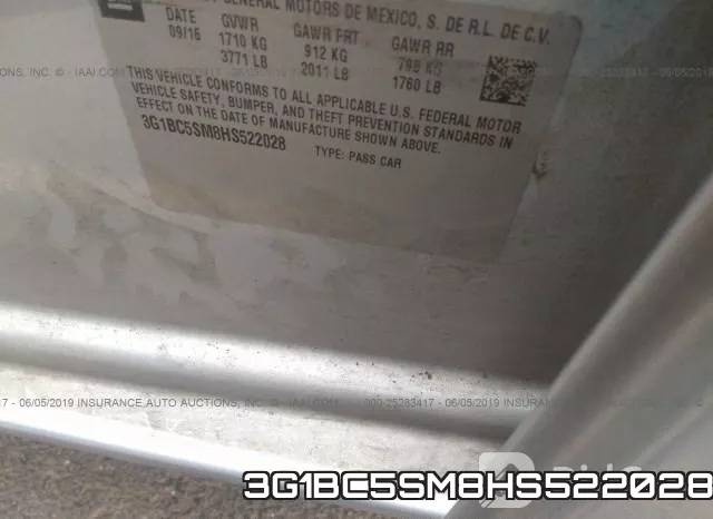 3G1BC5SM8HS522028 фото 10