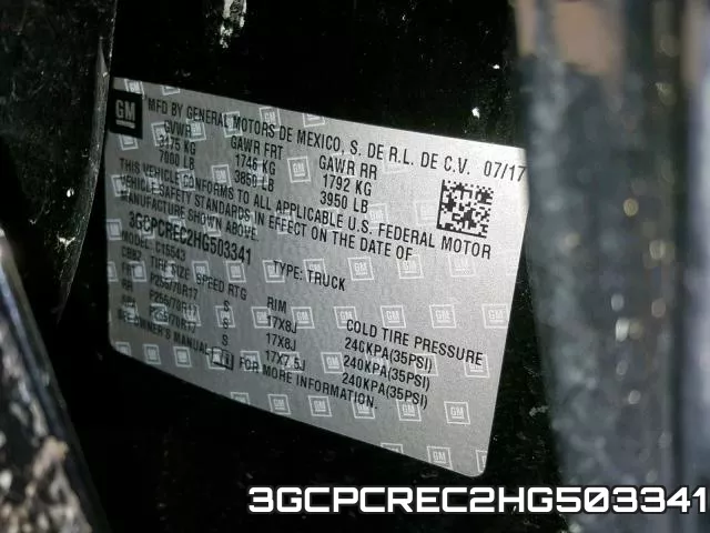 3GCPCREC2HG503341 фото 2