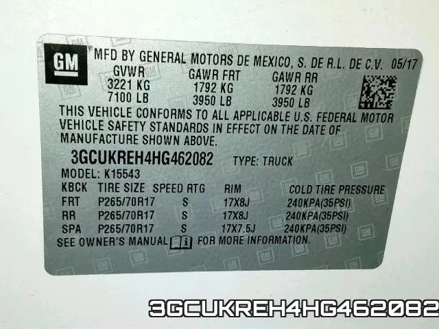 3GCUKREH4HG462082 фото 2