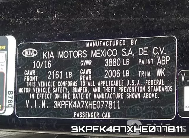 3KPFK4A7XHE077811 фото 10