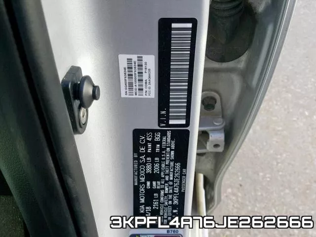 3KPFL4A76JE262666 фото 2