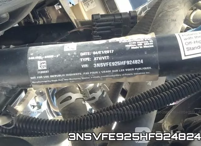 3NSVFE925HF924824 фото 2