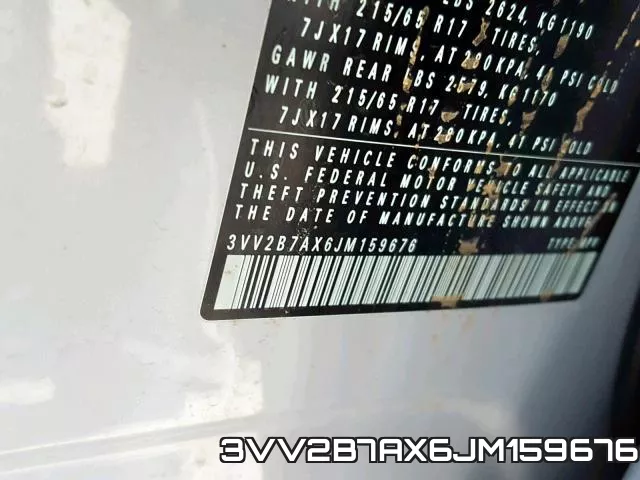 3VV2B7AX6JM159676 фото 2