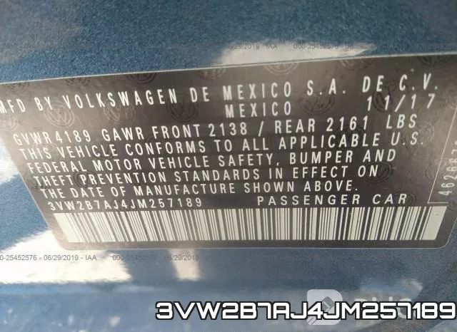 3VW2B7AJ4JM257189 фото 10