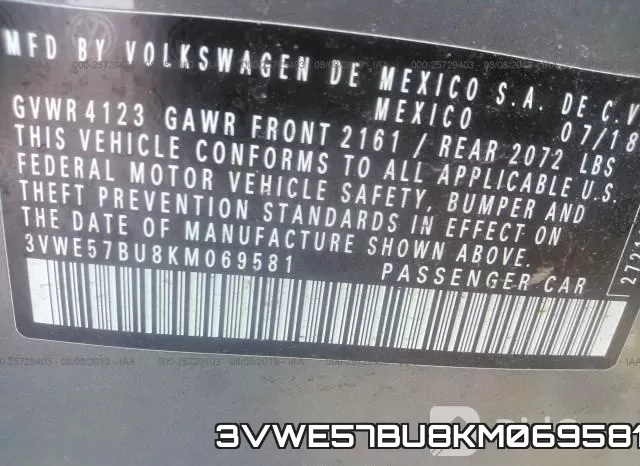 3VWE57BU8KM069581 фото 10