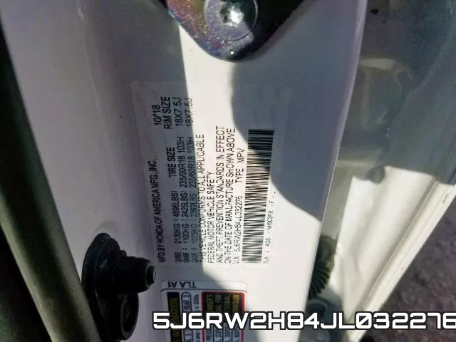 5J6RW2H84JL032276 фото 2