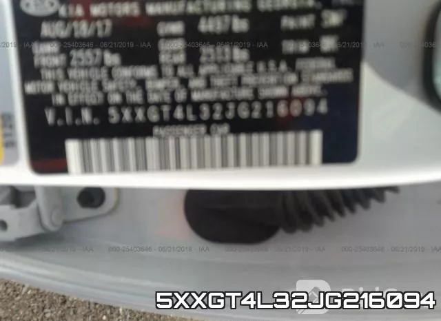 5XXGT4L32JG216094 фото 10