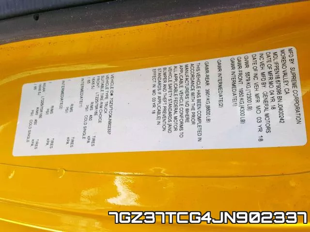 7GZ37TCG4JN902337 фото 2