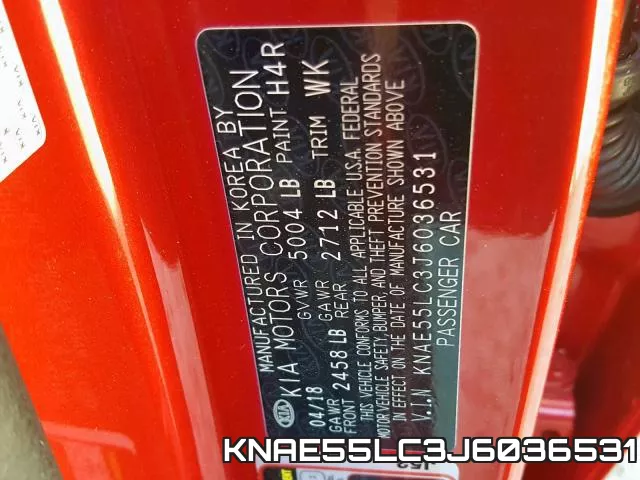 KNAE55LC3J6036531 фото 2
