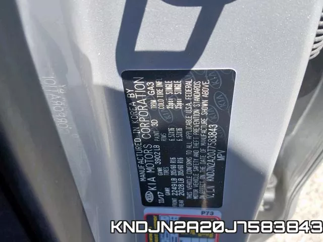 KNDJN2A20J7583843 фото 2