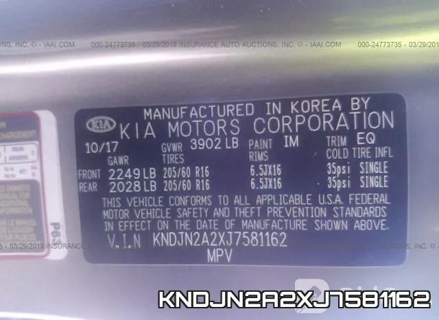 KNDJN2A2XJ7581162 фото 10