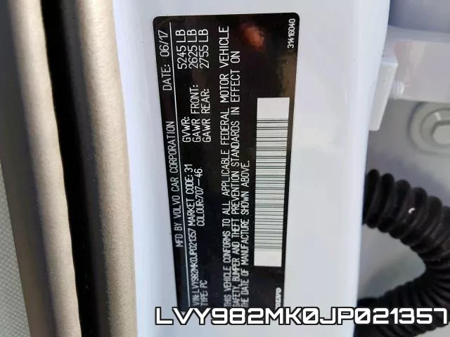 LVY982MK0JP021357 фото 2