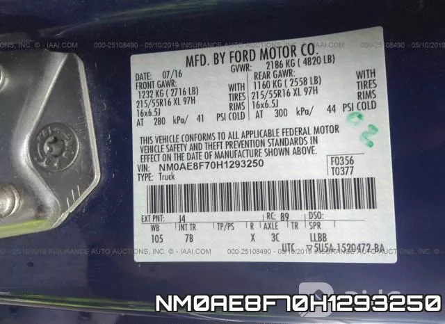 NM0AE8F70H1293250 фото 9