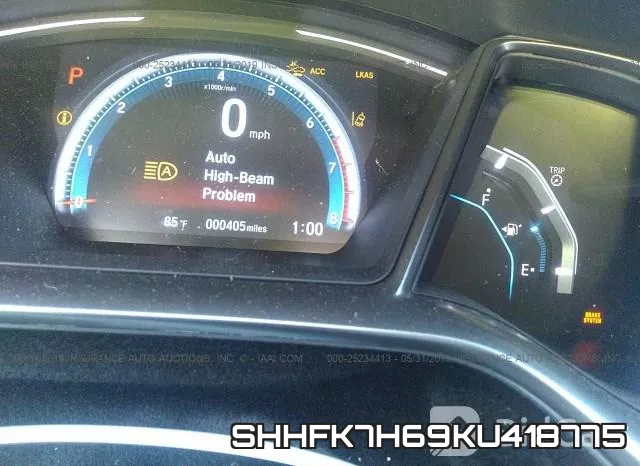 SHHFK7H69KU418775 фото 8