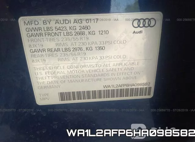 WA1L2AFP6HA098582 фото 10